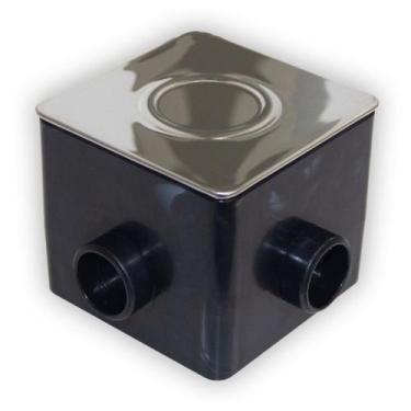 Imagem de Caixa de Passagem com Prolongador e Tampa em Inox para Iluminação de P