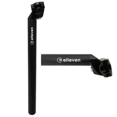 Imagem de Canote de Alumínio 27,2 x 350mm com Carrinho Preto - Elleven