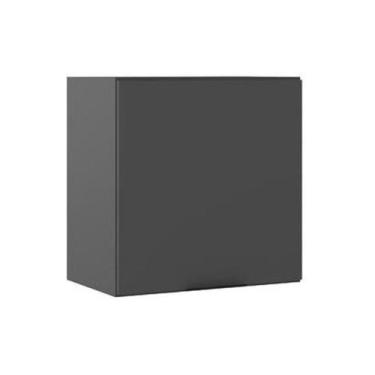 Imagem de Armário Aéreo 1 Porta Lotus 0,58m Grafite - FdECOR - Poliman Móveis
