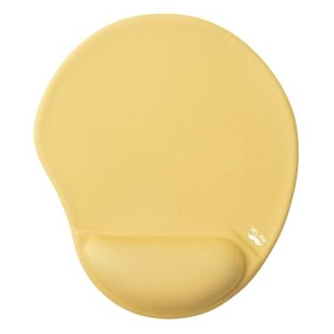 Imagem de Mr. Pen - Mouse pad com suporte de pulso, almofada ergonômica, suporte para jogos de gel, mouse de suporte de pulso, cor amarela