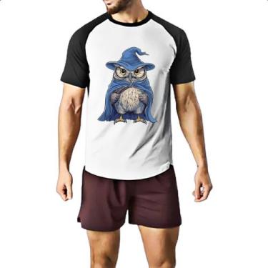 Imagem de Camiseta Raglan Mago Coruja - Alearts, G