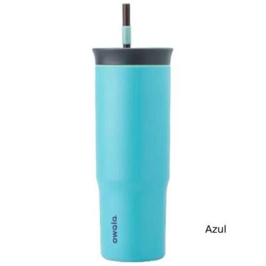 Imagem de Copo Owala Tumbler Stainless Steel Térmica 710 ML, Azul