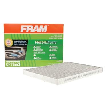 Imagem de FRAM Filtro de ar para cabine Fresh Breeze com bicarbonato de sódio para braço e martelo, CF11663 para veículos GM
