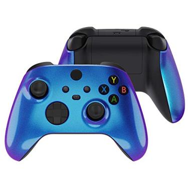 Imagem de eXtremeRate Chameleon Capa de reposição para controles Xbox Series X, painéis laterais personalizados, revestimento frontal para controle Xbox Series S, controle não incluído