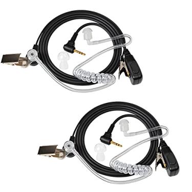 Imagem de HYS Fone de ouvido de tubo acústico de 1 fio para Motorola 2,5 mm Talkabout Walkie Talkie MD200TPR MH230R MR350R MS350R MT350R MG160A MH230TPR (pacote com 2)