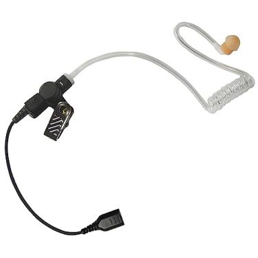 Imagem de Pryme SNP-at Fone de ouvido de tubo transparente com fibra trançada e conector SNAP de 2 pinos