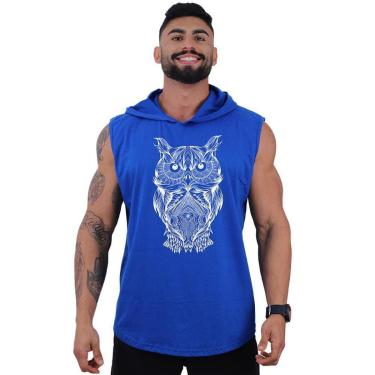 Imagem de Regata Longline com Touca Masculina MXD Conceito Coruja Rabiscada-Masculino