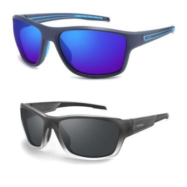 Imagem de Kit 2 Óculos Pesca Corrida Ciclismo Polarizados Antirreflexo - PENDULA
