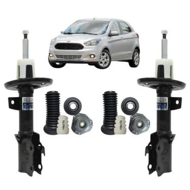 Imagem de Par De Amortecedor dianteiro com kit Nakata Ford New Ka 2014 a 2020 or