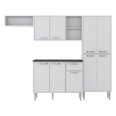 Imagem de Armário De Cozinha Compacta Xangai Multimóveis V2840 Branco Branco
