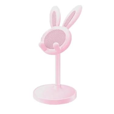 Imagem de Suporte de Celular suporte para tablets Mesa Orelha de Coelho Altura Ajustável Fofo Coelho Mesa Laptop