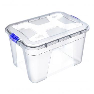 Imagem de Caixa Organizadora Multiuso Transparente 56 Litros