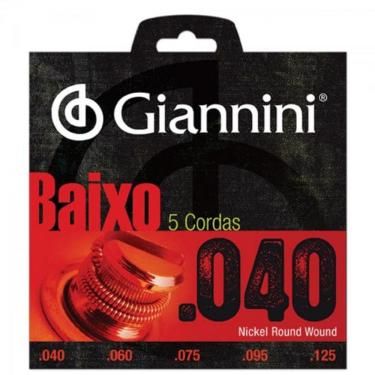 Imagem de Encordoamento Para Contrabaixo 5 Cordas Geebrl 0.40 Giannini