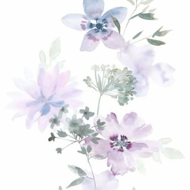 Imagem de Papel De Parede Kylie Floral Roxo 81625