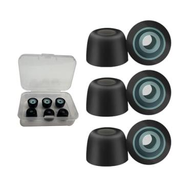 Imagem de Generic Três Pares De Cabeças Substituição Com Ponta Malha Redução Ruído Para Fones Ouvido Sony Wf-1000Xm5, Opções Tamanho, Bloqueando O Ambiente, Compatível Wf-Xm4/Xm3/Linkbuds S (L)