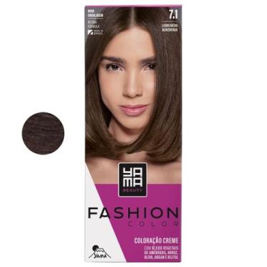 Imagem de Coloração Yama Fashion Color Tintura Tinta Cabelo Creme Mini Kit 7.1 L