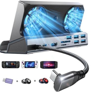 Imagem de Estação de ancoragem LISEN 13 em 1 para Steam Deck OLED e ROG Ally