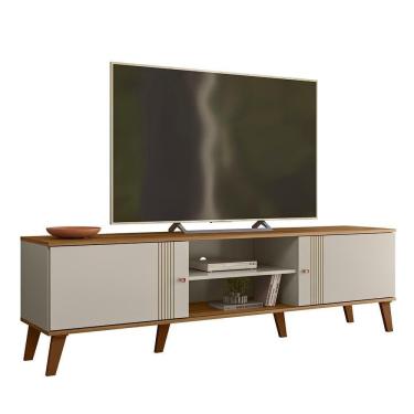 Imagem de Rack Bancada Para 75 Polegadas 180 Cm Denv Plla Off White Nature