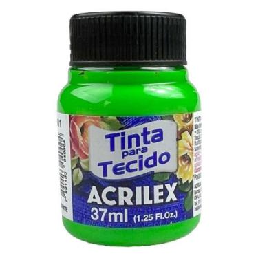 Imagem de Tinta verde para tecido acrilex - Acrilex 