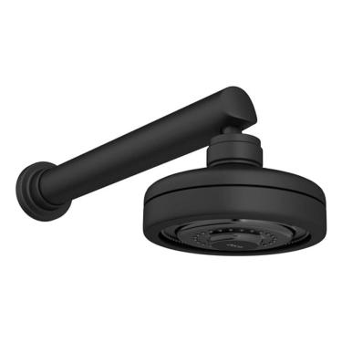 Imagem de Ducha Parede Redonda 1 Jato Acqua Plus Preta Fosca - Deca