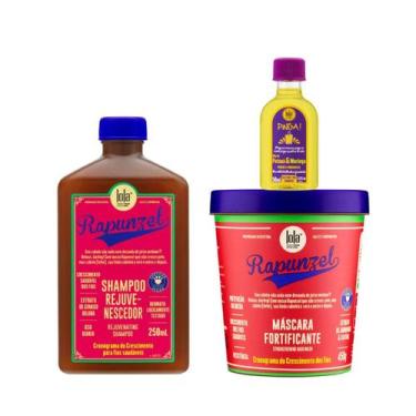 Imagem de Kit Lola Rapunzel Sh 250ml + Masc 450ml + Pinga! Óleo Pataúa e Moringa