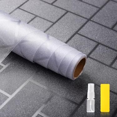 Imagem de Hygger CO2 Papel de fundo de aquário decorativo papel de parede de fundo de aquário adesivo eletrostático, sem cola, fácil de instalar, reutilizável (59 cm x 192 cm C, grade transparente)