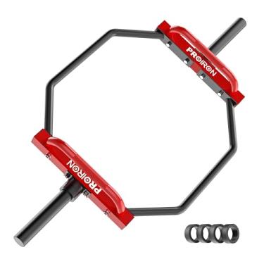 Imagem de PROIRON Hexagon Hantelstange, Hex Bar Trap Bar Hexagon Hantelstange Olympic Bar Hexagon Stange für Kniebeugen Kreuzheben Schulterheben_AB