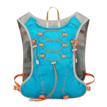 Imagem de Mochila de Hidratação para Corrida,Bolsa Água Competição Maratona - Mochila Hidratação Refletiva com Alças Ajustáveis para Ciclismo Caminhada
