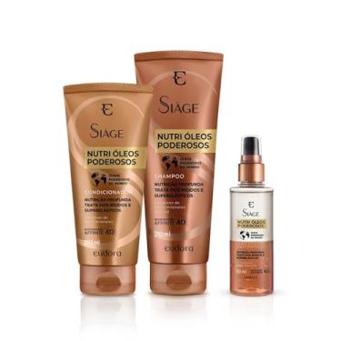 Imagem de Kit Siàge Nutri Óleos Poderosos Shampoo + Cond + Óleo Bifási