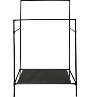 Imagem de Arara Dupla Roupa Cabideiro Guarda Sapateira Prateleira - Casita