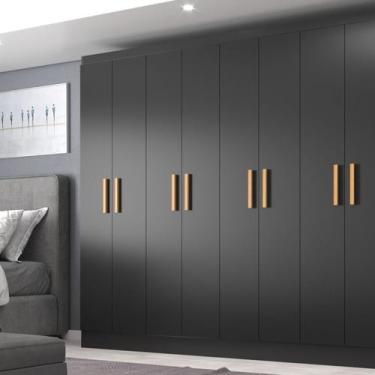 Imagem de Móveis para Quarto Guarda-roupa 8 Portas Paris - Evidência Móveis
