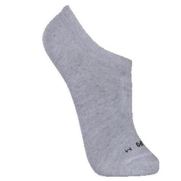 Imagem de Meia Sapatilha Algodão Lupo invisível - unidade, 37 a 40, Cinza