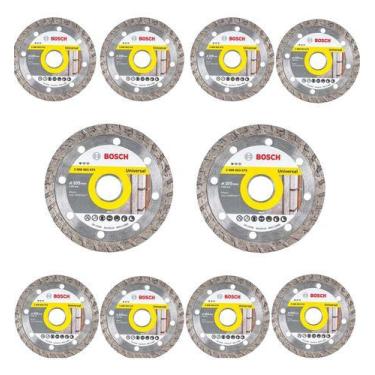 Imagem de Kit 10 Discos Diamantados 105mm Turbo Serra Mármore Bosch