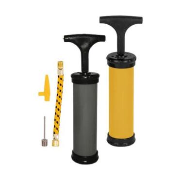 Imagem de Bomba de Ar 24cm com Bico Agulha Mangueira Bico de Plástico - STARTOOL