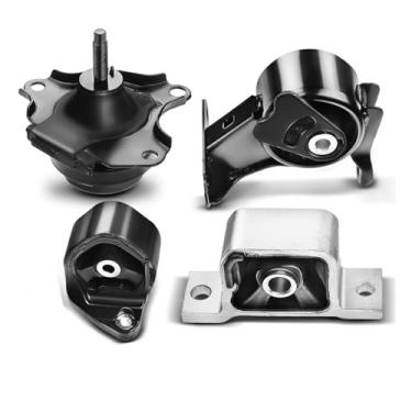 Imagem de A-Premium Kit de montagem de motor e transmissão compatível com Honda CR-V 2002-2006 L4 2.4L transmissão automática 4 peças A4504 A4506 A6596 A6597