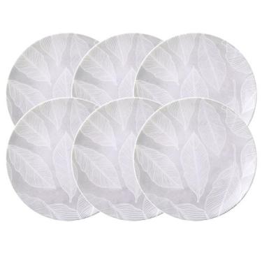 Imagem de Prato Raso Porcelana Decorada Arbo 25cm 6 Unidades - Tramontina 96580/