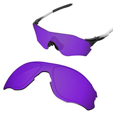 Imagem de Lentes de óculos de sol de substituição Glintbay Precise-Fit para Oakley EVZero Path OO9308, Polarized Deep Purple Mirror