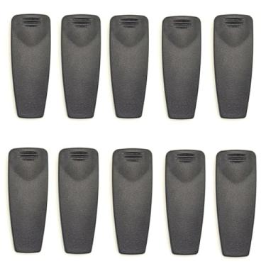 Imagem de 10 clipes de cinto grandes para Motorola GP328 GP338 GP340 GP360 GP380 GP640 HT750 HT1225 HT1250 PRO5150 PRO5450 PRO5350 PRO5750 XTS1500 XTS2500 Walk. kie talkies (L)