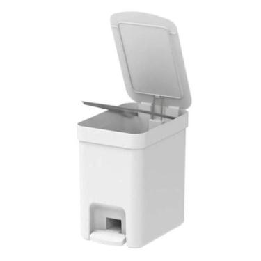 Imagem de Lixeira de Pedal Trium 12L - Ou, Branco