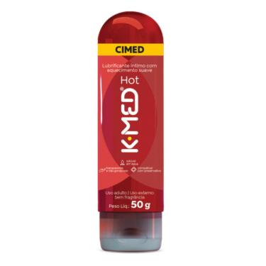 Imagem de Gel Lubrificante Íntimo K-Med Hot 50g