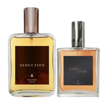 Imagem de Kit Perfume Masculino Seduction 100Ml + Dark Code 50Ml - Essência Do B