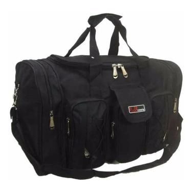 Imagem de Mala Viagem YINS Média 40L Poliéster Preto | 50x28x30cm