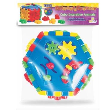 Imagem de Cubo Interativo Animais - Ref 164 - DIVPLAST BRINQUEDOS