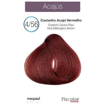 Imagem de Coloração Fix Color Macpaul Professional, Castanho Acaju Vermelho