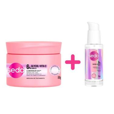 Imagem de Kit Máscara Tratamento + Leave In Glycol+Vita C 300g - Seda - Unilever