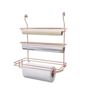 Imagem de Porta Rolo Triplo Serrilhado Cobre  2784 Jomer