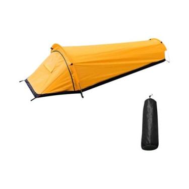 Imagem de Barraca De Mochila Individual Leve E Impermeável Para Acampamento E Ca