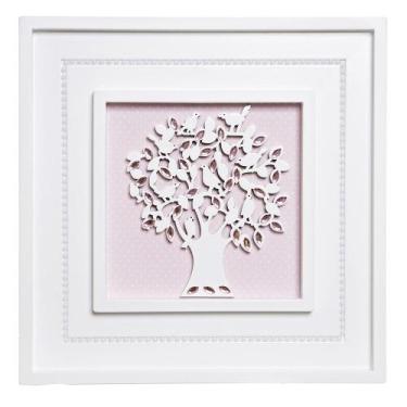 Imagem de Quadro Árvore Da Vida Com Pérola Quarto Bebê Infantil Menina - Potinho