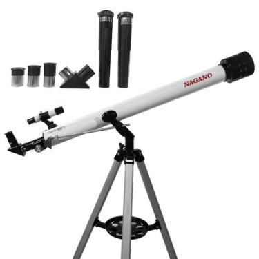Imagem de Telescópio Refração Astronômico 60x900mm - 675x com Tripé - Nagano