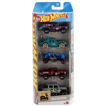 Imagem de Hot Wheels Pacote 5 Veículos Baja Blazers - Mattel